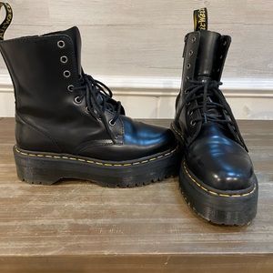 Dr Marten platform boots